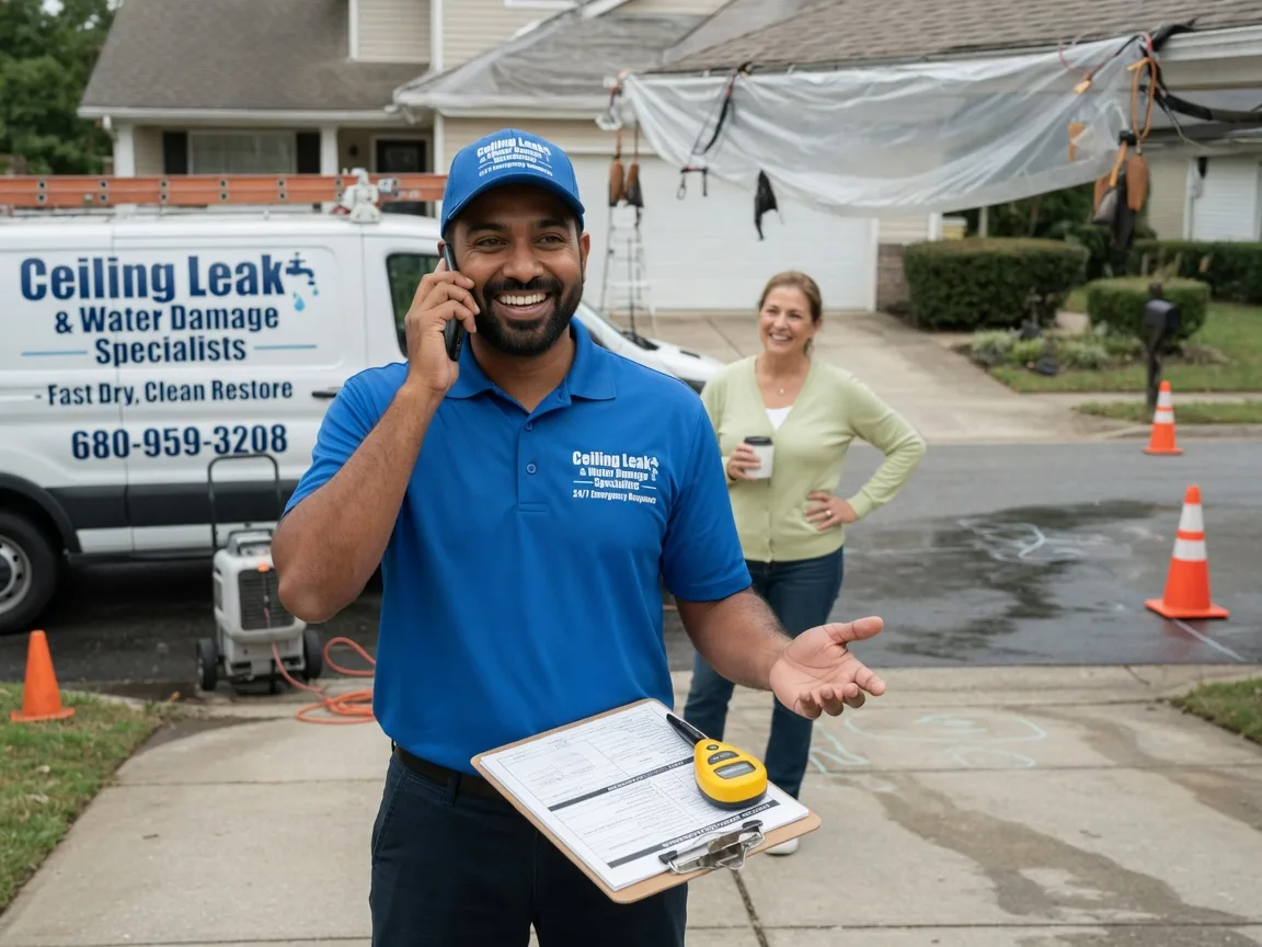 Ceiling Leak Cleanup Ore City, TX FAQs
